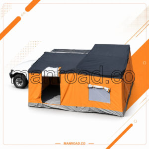سایبان خفاشی هفت بازو پایه و اتاقک دار خودرو