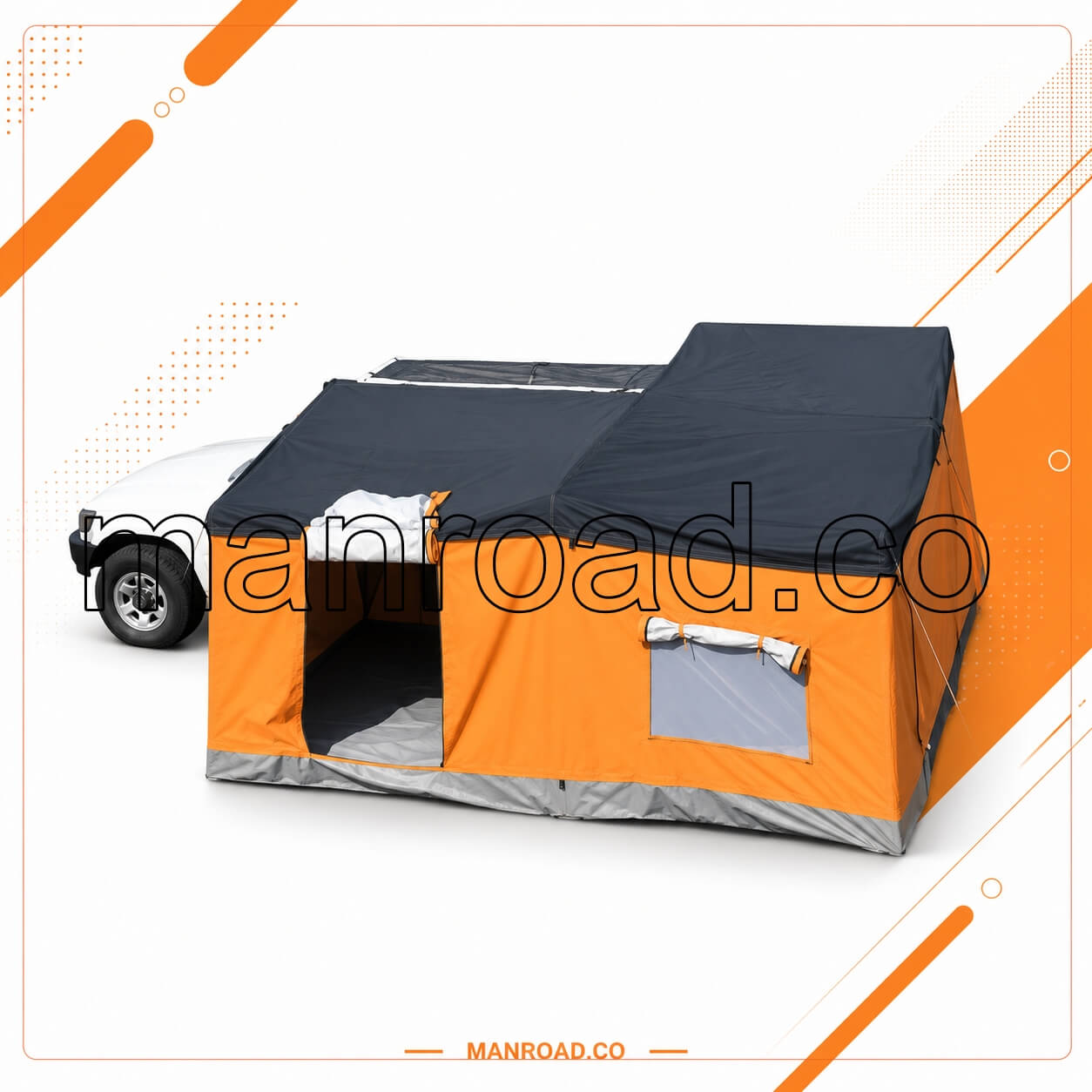 7bazo otaghkdaqr سایبان خفاشی هفت بازو پایه و اتاقک دار خودرو